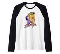 La Pizza è Il Mio Vero Amore Maglia con Maniche Raglan