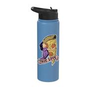 La pizza è il mio vero amore Stainless Steel Insulated Water Bottle