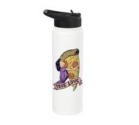 La pizza è il mio vero amore Stainless Steel Insulated Water Bottle