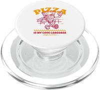 La pizza è la mia lingua d"amore (Grafica divertente) PopSockets PopGrip per MagSafe