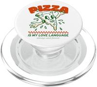 La pizza è la mia lingua d"amore (Grafica divertente) PopSockets PopGrip per MagSafe