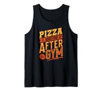 La pizza mi sta aspettando dopo la palestra divertente Canotta