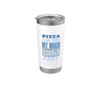 La pizza può trasformare velocemente il mio umore Bicchiere termico in acciaio inox doppia parete