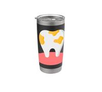 La placca è un batterio della carie dentale Whack Bicchiere termico in acciaio inox doppia parete