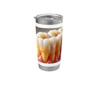La placca è un batterio della carie dentale Whack Bicchiere termico in acciaio inox doppia parete