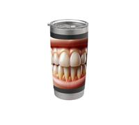 La placca è un batterio della carie dentale Whack Bicchiere termico in acciaio inox doppia parete