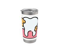 La placca è un batterio della carie dentale Whack Bicchiere termico in acciaio inox doppia parete