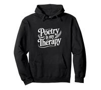 La Poesia è la mia Terapia Felpa con Cappuccio
