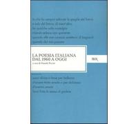 La poesia italiana dal 1960 a oggi
