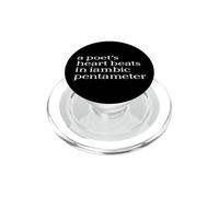 La poesia parla dal cuore per gli amanti dei versi e dello stile PopSockets PopGrip per MagSafe