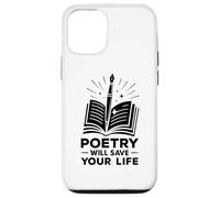 La poesia salverà la tua vita Poeta Scrittore Parola Parlata Autore Custodia per iPhone 12/12 Pro