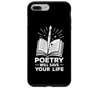 La poesia salverà la tua vita Poeta Scrittore Parola Parlata Autore Custodia per iPhone 7 Plus/8 Plus