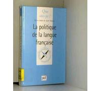 La Politique De La Langue Francaise
