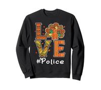 La Polizia AMA Il Ringraziamento Leopard Turchia Autunno Felpa