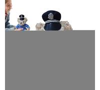 La polizia veste l'orsacchiotto,Peluche orsetti ripieni in abito da polizia | Simpatico orsetto di peluche con abito di rimovibile, orsacchiotto di peluche per regali di compleanno a di Natale