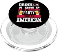 La Polonia beve come un partito polacco come un americano PopSockets PopGrip per MagSafe