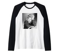 La Pop Star Kim Wilde Prende in Giro & Foto dell'era osa 1984 Maglia con Maniche Raglan
