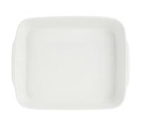 LA PORCELLANA BIANCA Anghiari Teglia Rettangolare Stondata 24x30cm Bianco
