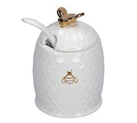 La Porcellana Bianca - Aperegina Oro Zuccheriera W/Cucchiaio 4X2.5 in Gift Box