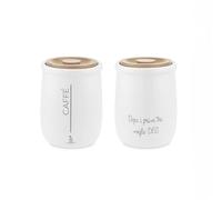 La Porcellana Bianca Barattolo caffè con tappo "Gli Onesti" 0.8 L