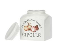 LA PORCELLANA BIANCA Conserva Barattolo Cipolle 3,5L Bianco Porcellana