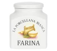 La Porcellana Bianca Barattolo cucina Farina "Conserva" 1 LT