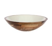 LA PORCELLANA BIANCA Libeccio Ciotola Coppa 20cm Legno Smaltato