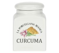 LA PORCELLANA BIANCA Conserva Barattolo Contenitore Curcuma 175cc