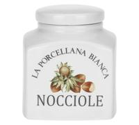 LA PORCELLANA BIANCA Conserva Barattolo Nocciole Deco 500ml