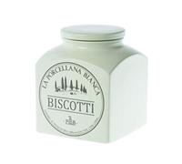 LA PORCELLANA BIANCA - Conserva Biscottiera Barattolo Contenitore 3,5L
