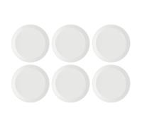 LA PORCELLANA BIANCA Essenziale Gourmet Set 6 Pezzi Piatto Teso Fondo 21,5cm Por
