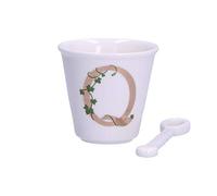 La Porcellana Bianca - Gift box Bicchierino 'Q' con cucchiaino Unico