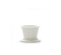 La Porcellana Bianca, Gift Box Filtro con Coperchio per Tisaniera, Infusori e Tè in Porcellana, Linea Atupertu, 9x9x7 cm h