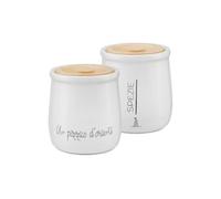 LA PORCELLANA BIANCA - Gli Onesti Barattolo Spezie Gift Box, Stoneware