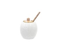 La Porcellana Bianca Intavola, mieliera foglie con coperchio, 250 ml Intavola, mieliera foglie con coperchio, 250 ml