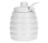 La Porcellana Bianca - Menage zuccheriera con Cucchiaio, Confezione Regalo, Bianco