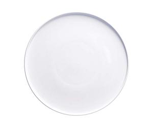 La Porcellana Bianca - Piatti Set da 2 Pezzi - Arredo Casa, Cucina - Linea Essenziale Gourmet - Idea Regalo - New Bone China - Ø 32; h1,9 cm