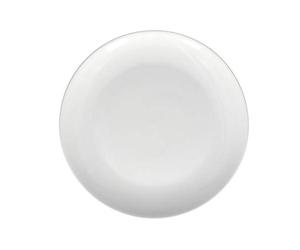 La Porcellana Bianca - Piatto Piano da 27 cm - Piatto versatile, design moderno e minimale, perfetto per ogni mise en place. Linea Essenziale