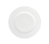 LA PORCELLANA BIANCA Richiamo Set 6 Pezzi Piatto Piano 27cm Bianco Porcellana