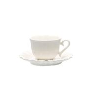 La Porcellana Bianca - Tazza da Caffè con Piattono Ducale
