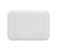 LA PORCELLANA BIANCA Bosco Vassoio Rettangolare 34,5x25cm Bianco