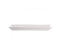 la Porcellana Prato Rett. Vassoio cm 42,5 x 12, Bianco