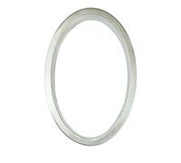 la porta sul muro, Numeri civici 3D for esterni, 5 pollici, argento, confezione da 1, 0-9, ABC, barrato(0)