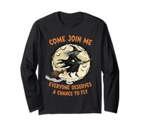 La possibilità di Volare della Strega di Halloween. Maglia a Manica
