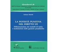 LA POTESTA' PUNITIVA NEL DIRITTO UE - MARTUFI ADRIANO - Giappichelli