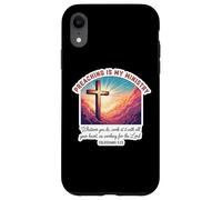 La predicazione del predicatore cristiano è il mio ministero Gesù Cristo Dio Custodia per iPhone XR