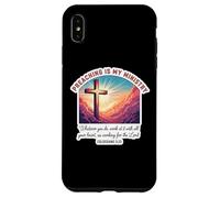 La predicazione del predicatore cristiano è il mio ministero Gesù Cristo Dio Custodia per iPhone XS Max