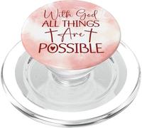 La preghiera cambia le cose citazione ispiratrice cristiana PopSockets PopGrip per MagSafe