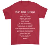 La Preghiera Della Birra Divertente Alcolico Uomo T-Shirt 100% Cotone