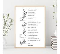 La Preghiera Della Serenità, Versetto Biblico, Citazione, Poster, Arte Murale Cristiana, Stampa Su Tela, Dipinto Delle Scritture, Decorazione Da Parete Per Camera Da Letto E Soggiorno 50X70Cm Senza Te